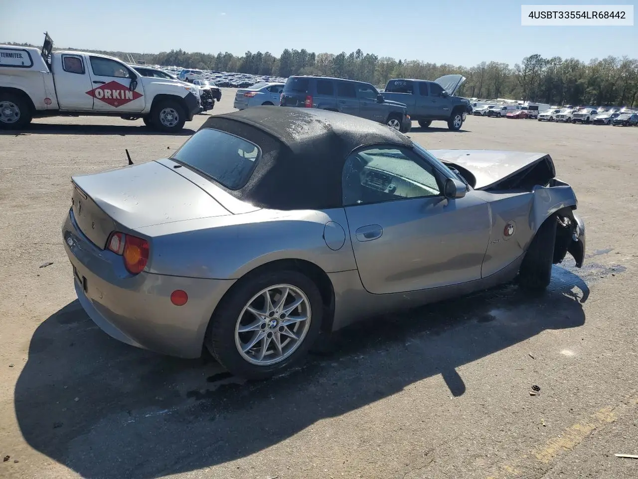 2004 BMW Z4 2.5 VIN: 4USBT33554LR68442 Lot: 50046665