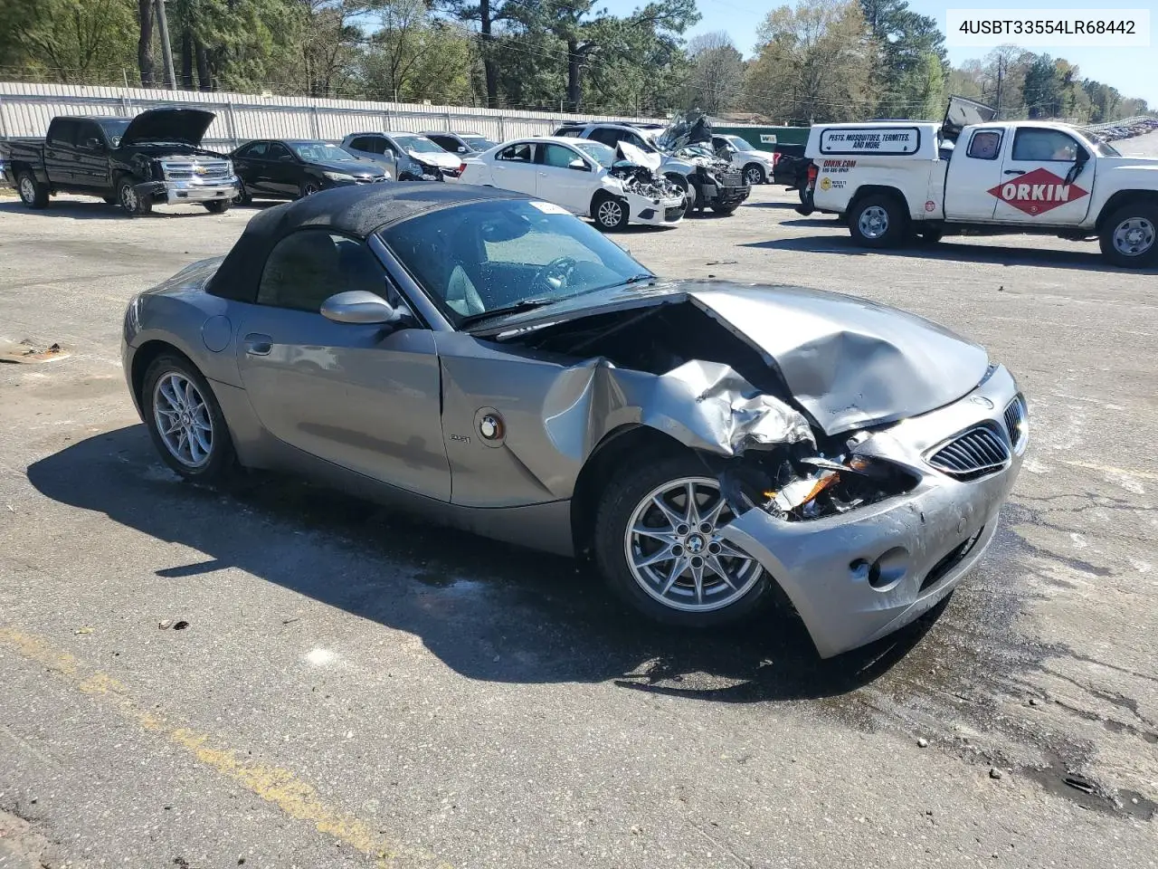 2004 BMW Z4 2.5 VIN: 4USBT33554LR68442 Lot: 50046665