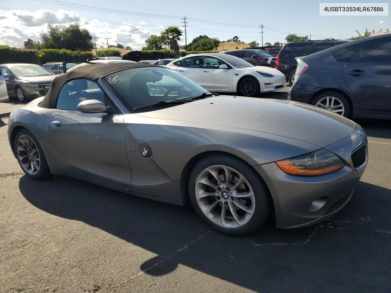 2004 BMW Z4 2.5 VIN: 4USBT33534LR67886 Lot: 53921635