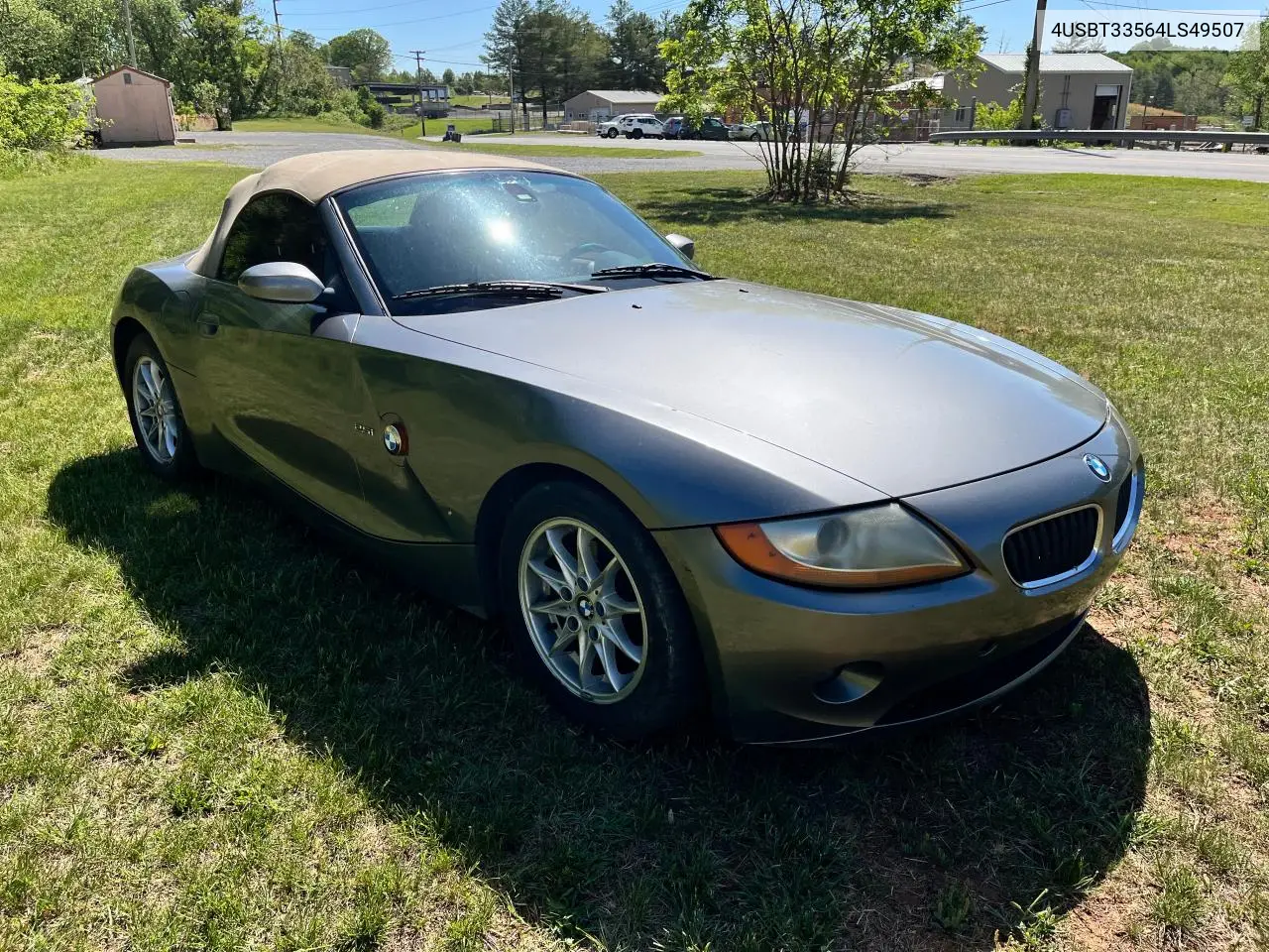 2004 BMW Z4 2.5 VIN: 4USBT33564LS49507 Lot: 55210345