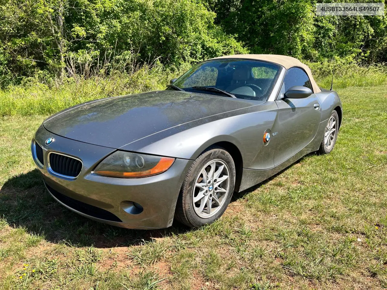 2004 BMW Z4 2.5 VIN: 4USBT33564LS49507 Lot: 55210345