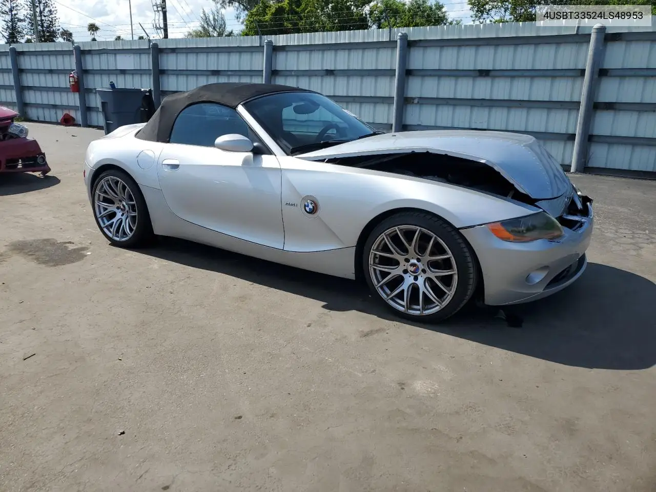 2004 BMW Z4 2.5 VIN: 4USBT33524LS48953 Lot: 56160315