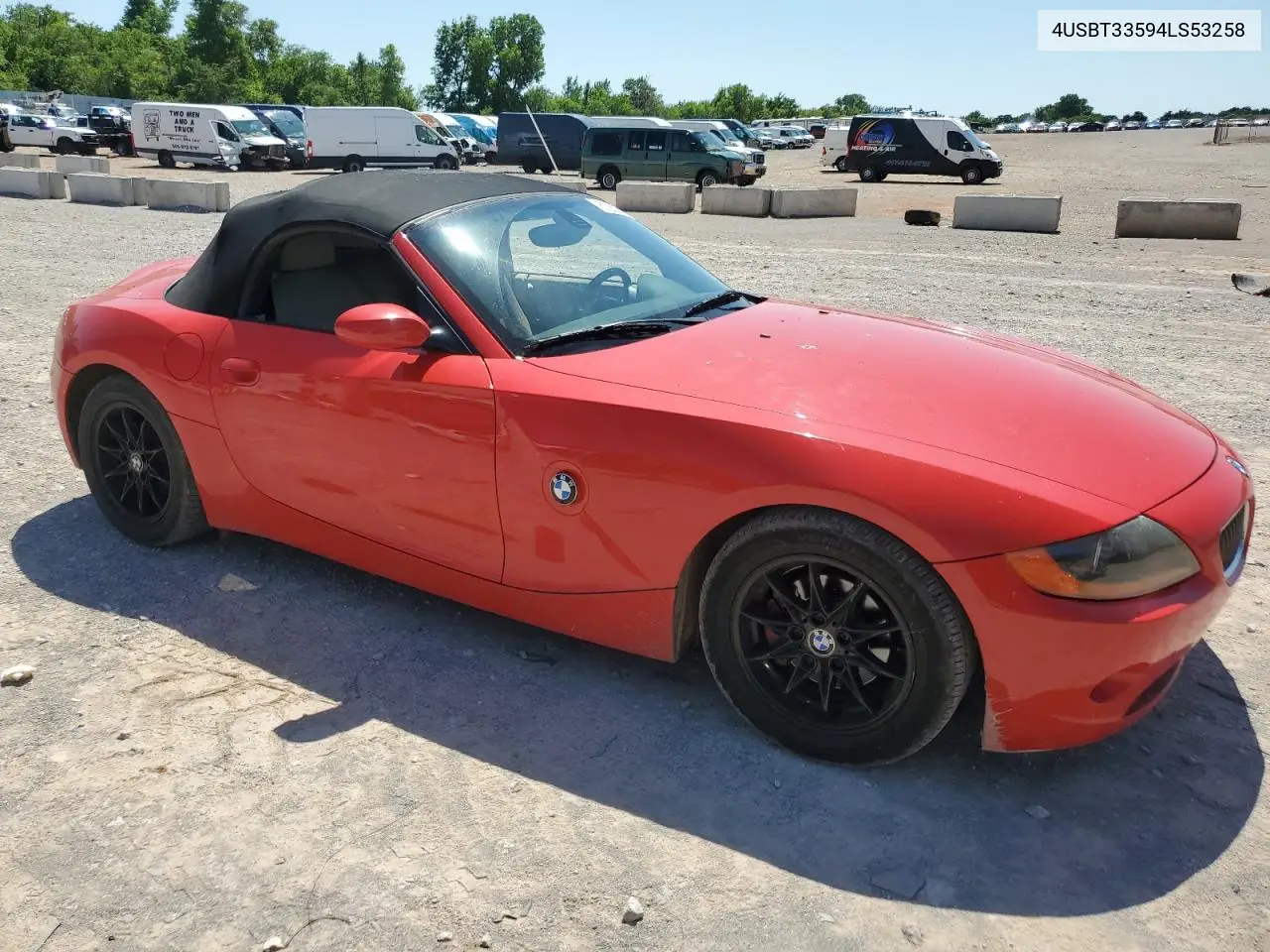 2004 BMW Z4 2.5 VIN: 4USBT33594LS53258 Lot: 61260985