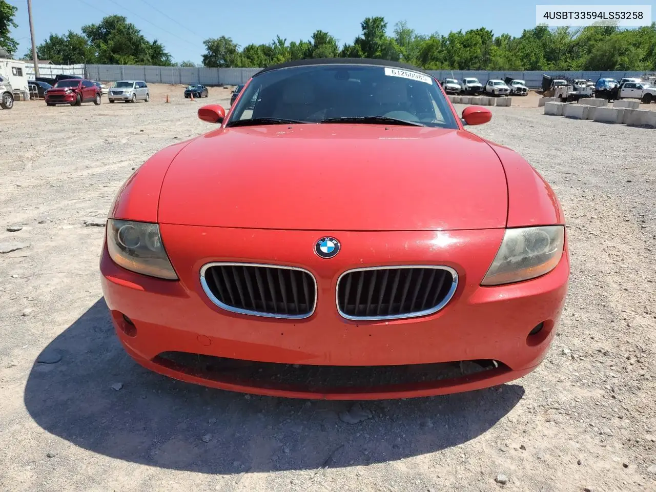 2004 BMW Z4 2.5 VIN: 4USBT33594LS53258 Lot: 61260985