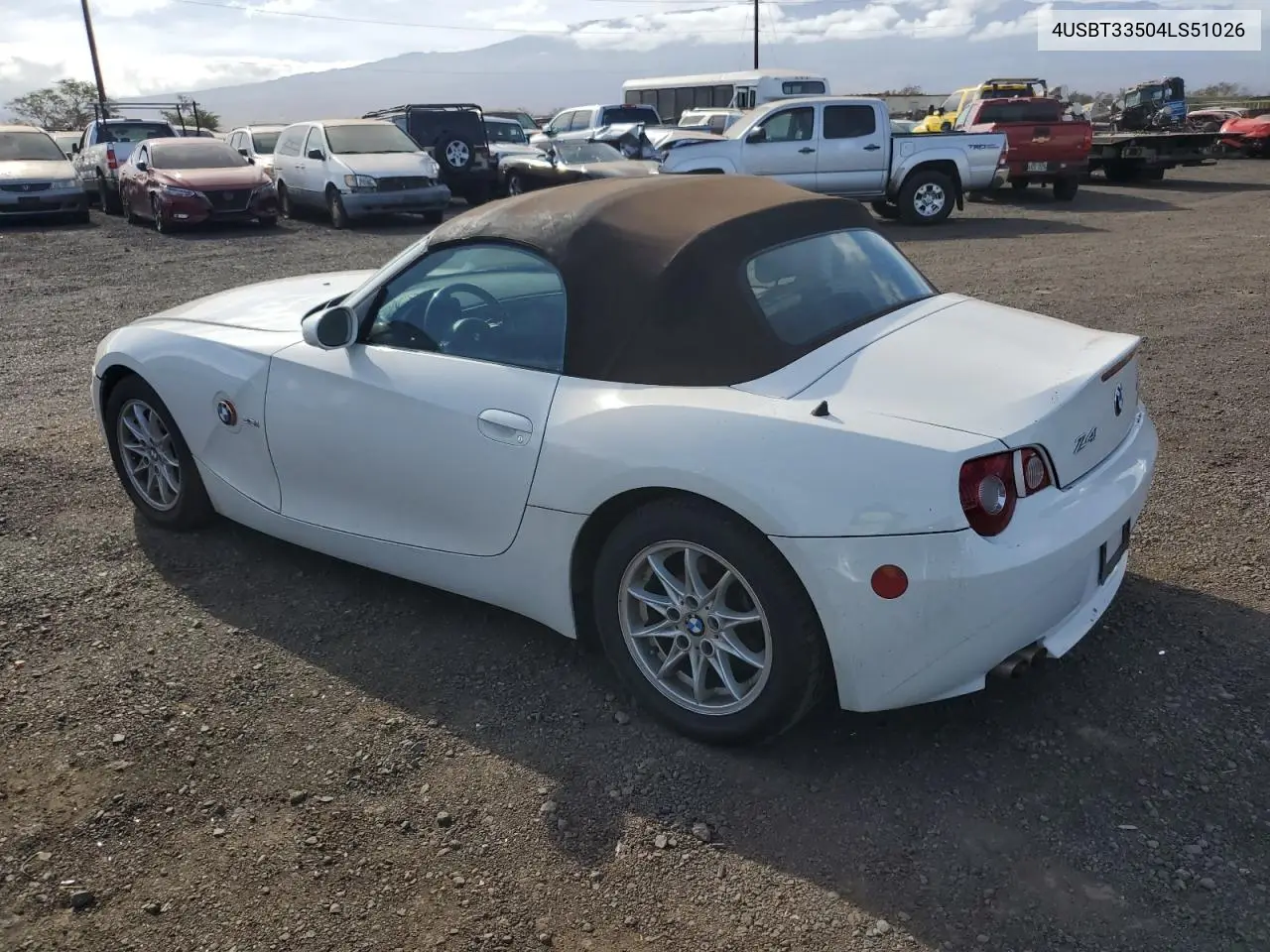 2004 BMW Z4 2.5 VIN: 4USBT33504LS51026 Lot: 63665345