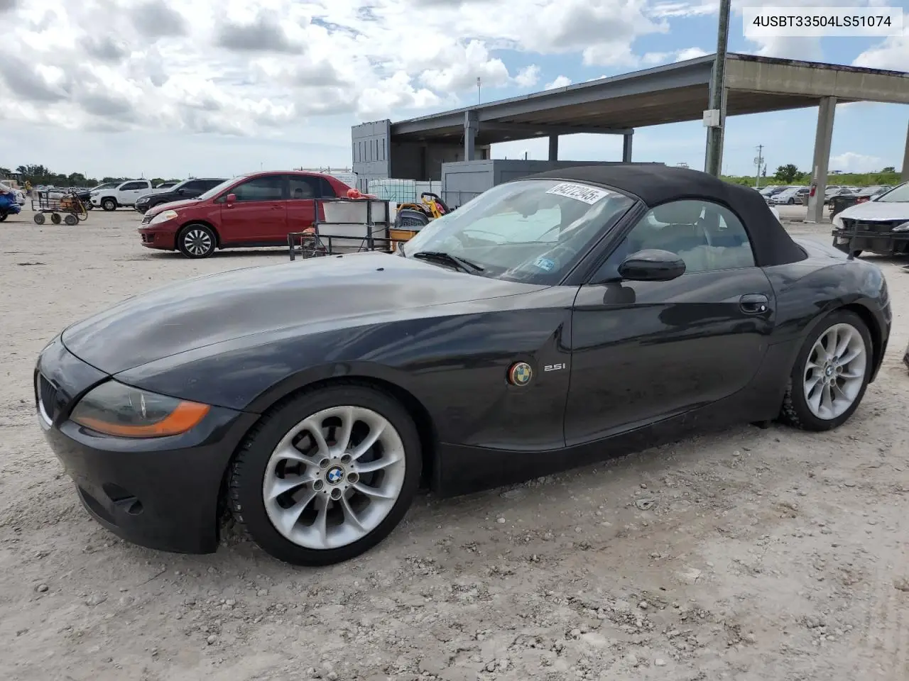 2004 BMW Z4 2.5 VIN: 4USBT33504LS51074 Lot: 64272945