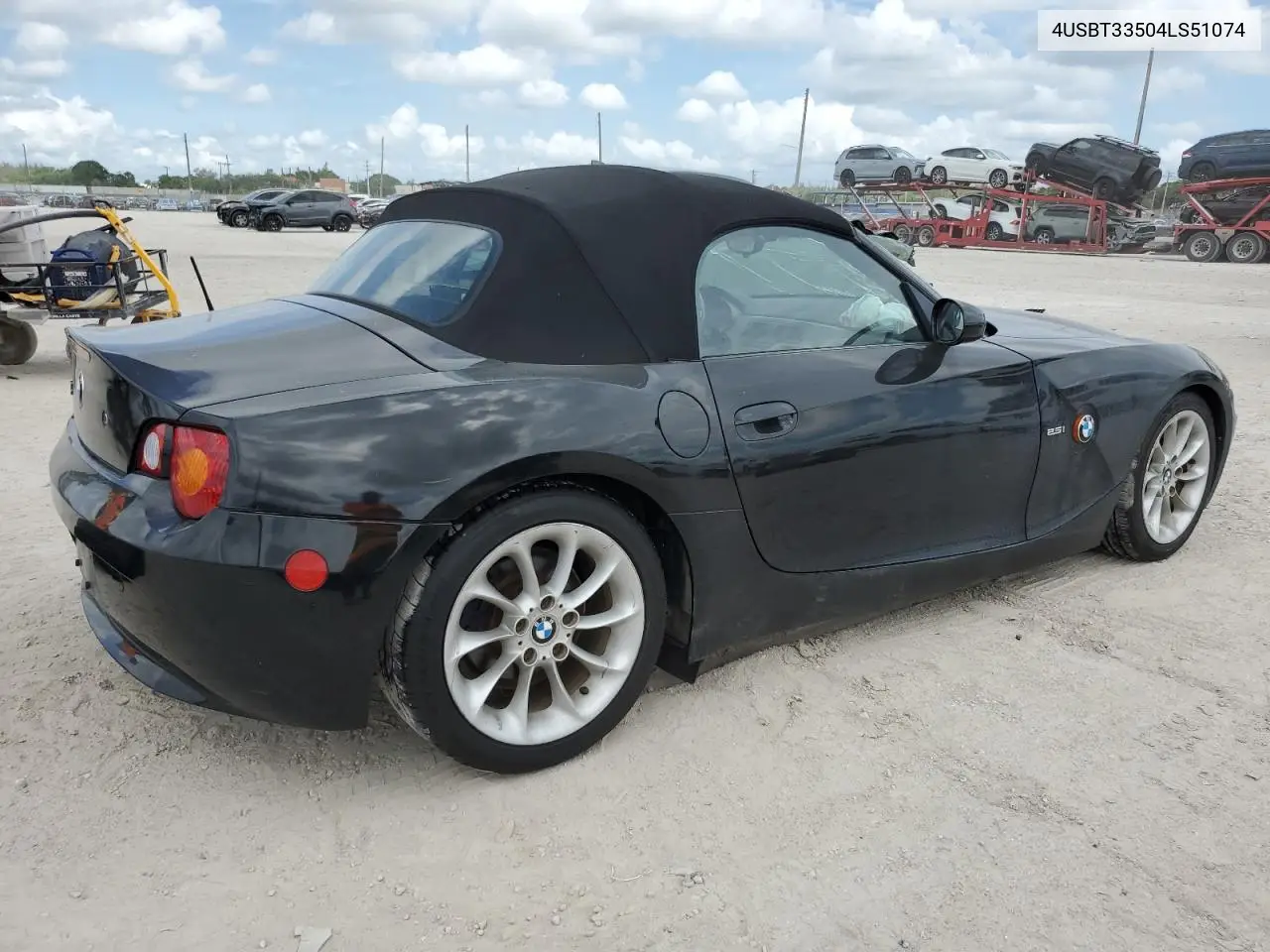 2004 BMW Z4 2.5 VIN: 4USBT33504LS51074 Lot: 64272945