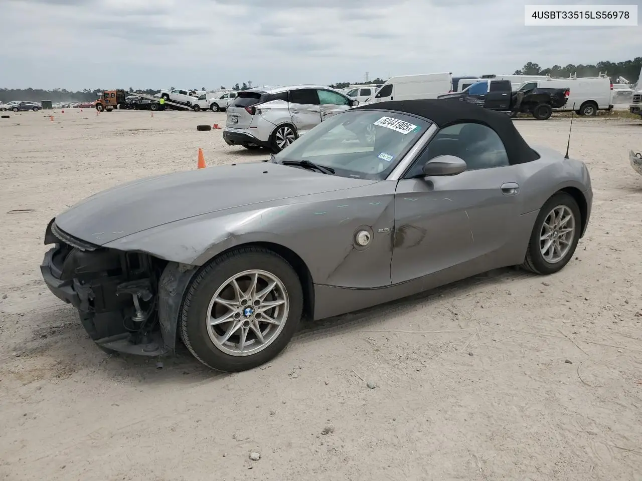 2005 BMW Z4 2.5 VIN: 4USBT33515LS56978 Lot: 52441905