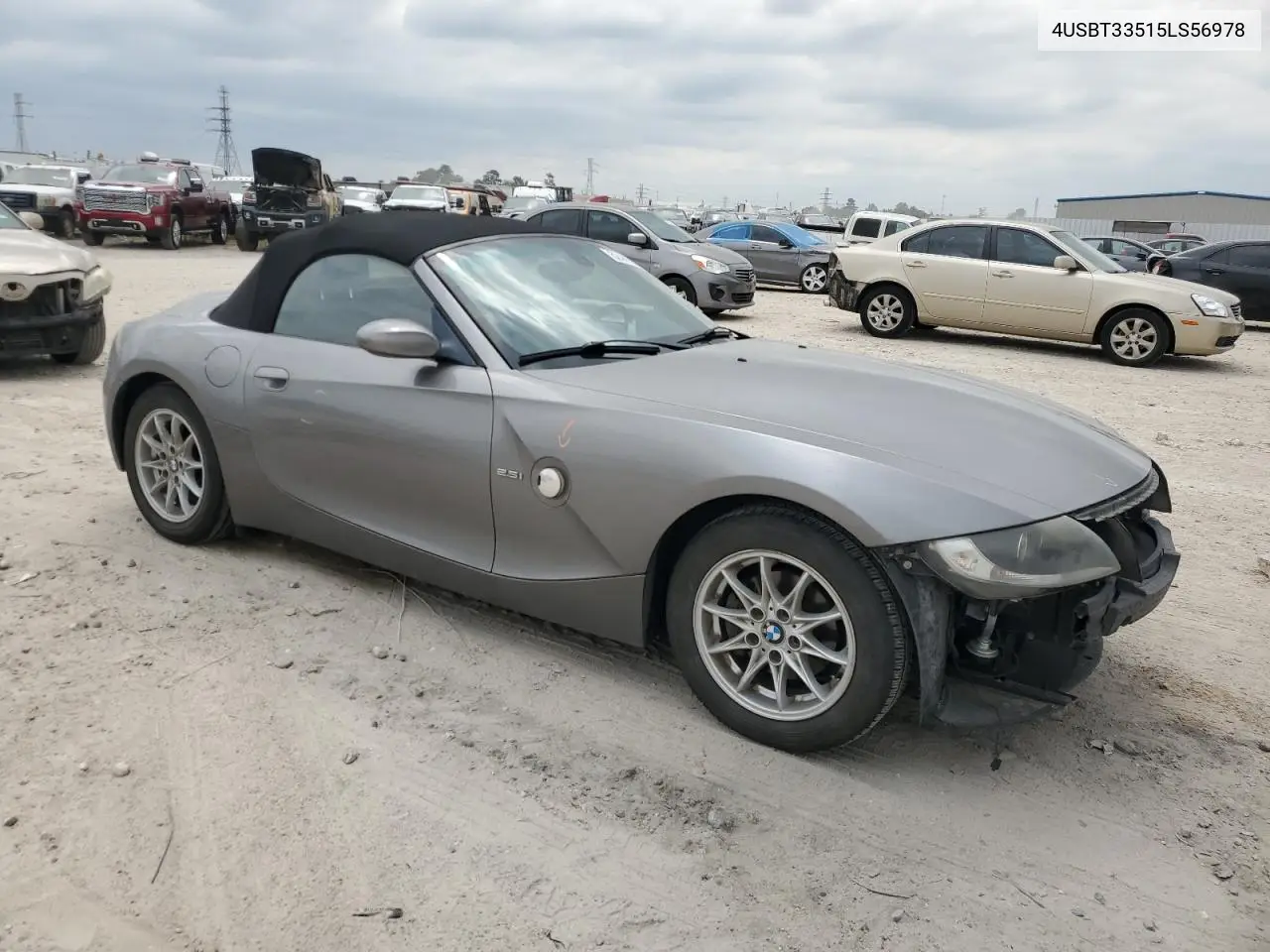 2005 BMW Z4 2.5 VIN: 4USBT33515LS56978 Lot: 52441905