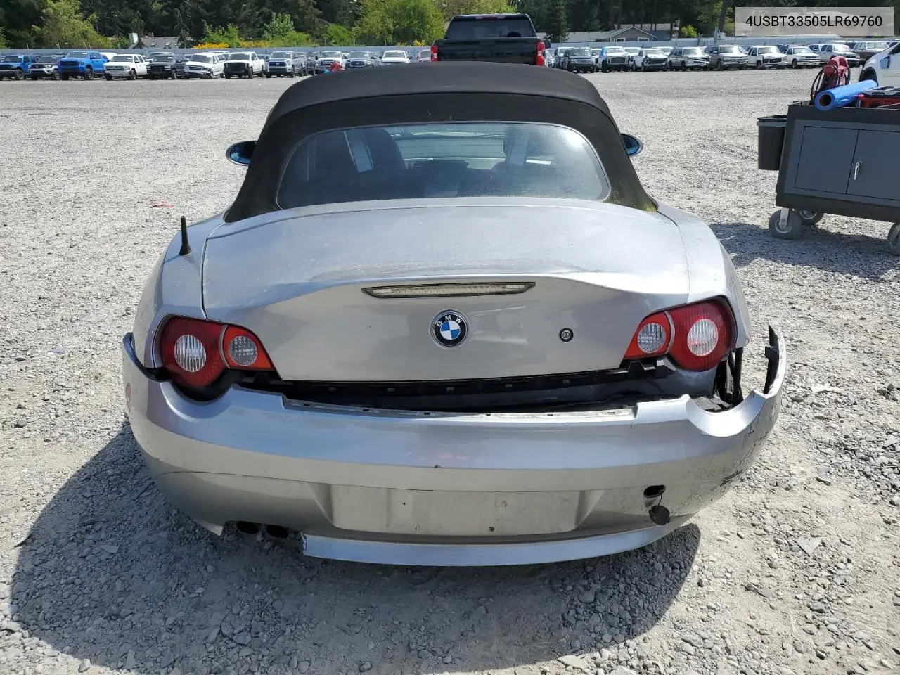 2005 BMW Z4 2.5 VIN: 4USBT33505LR69760 Lot: 55508565