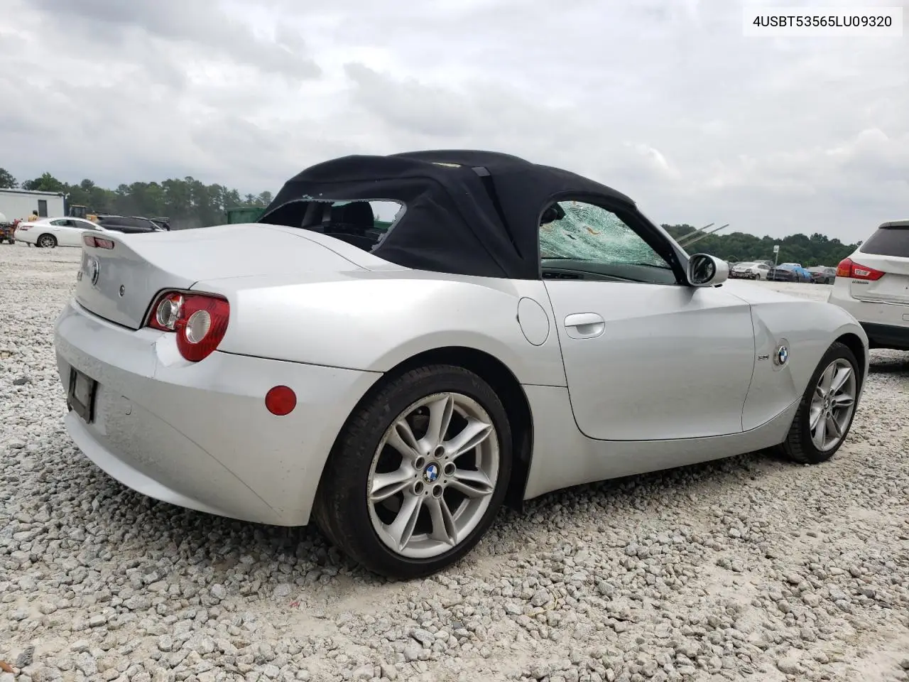 2005 BMW Z4 3.0 VIN: 4USBT53565LU09320 Lot: 59596535