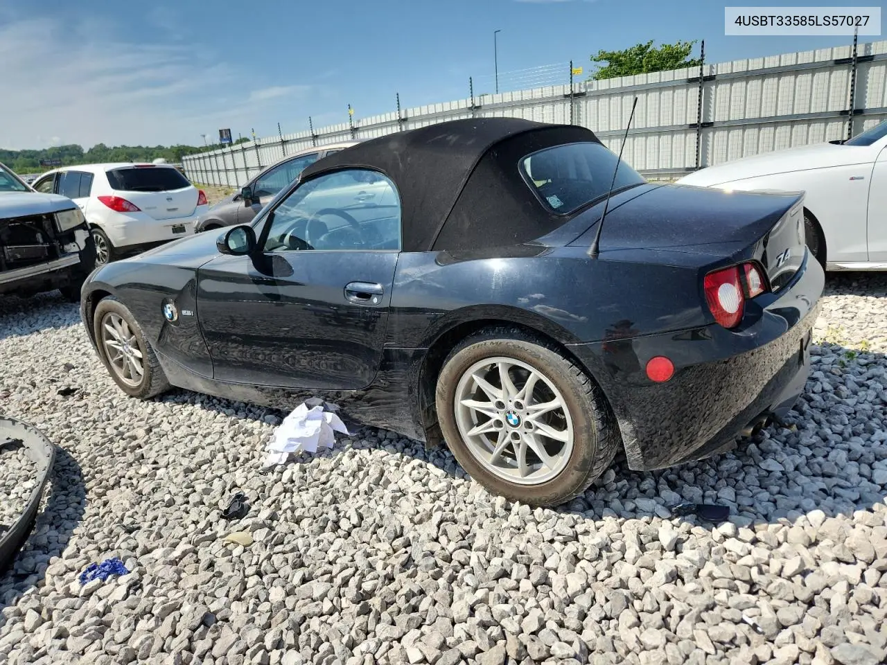 2005 BMW Z4 2.5 VIN: 4USBT33585LS57027 Lot: 62879745