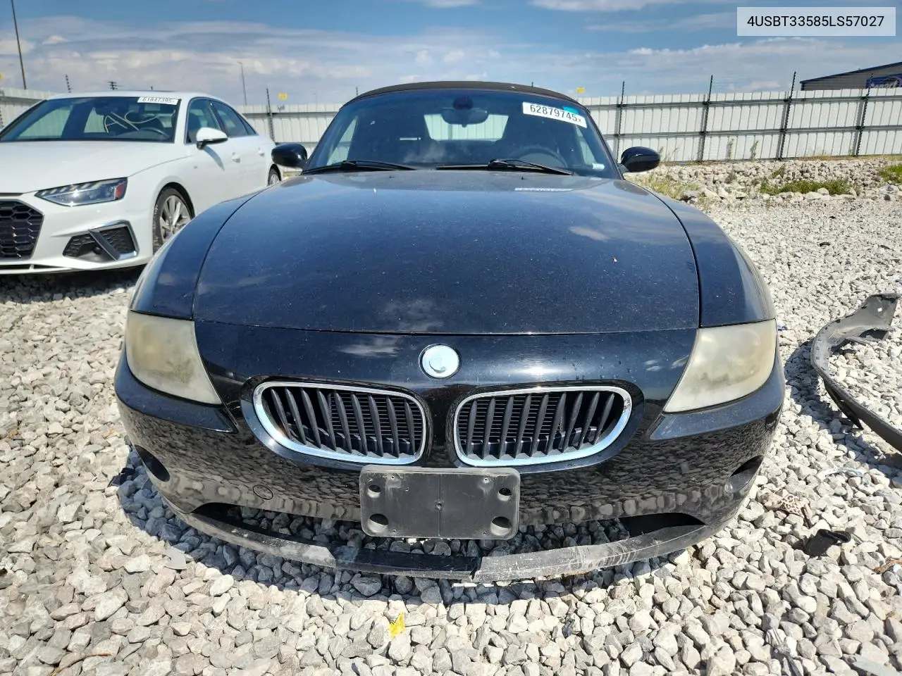 2005 BMW Z4 2.5 VIN: 4USBT33585LS57027 Lot: 62879745