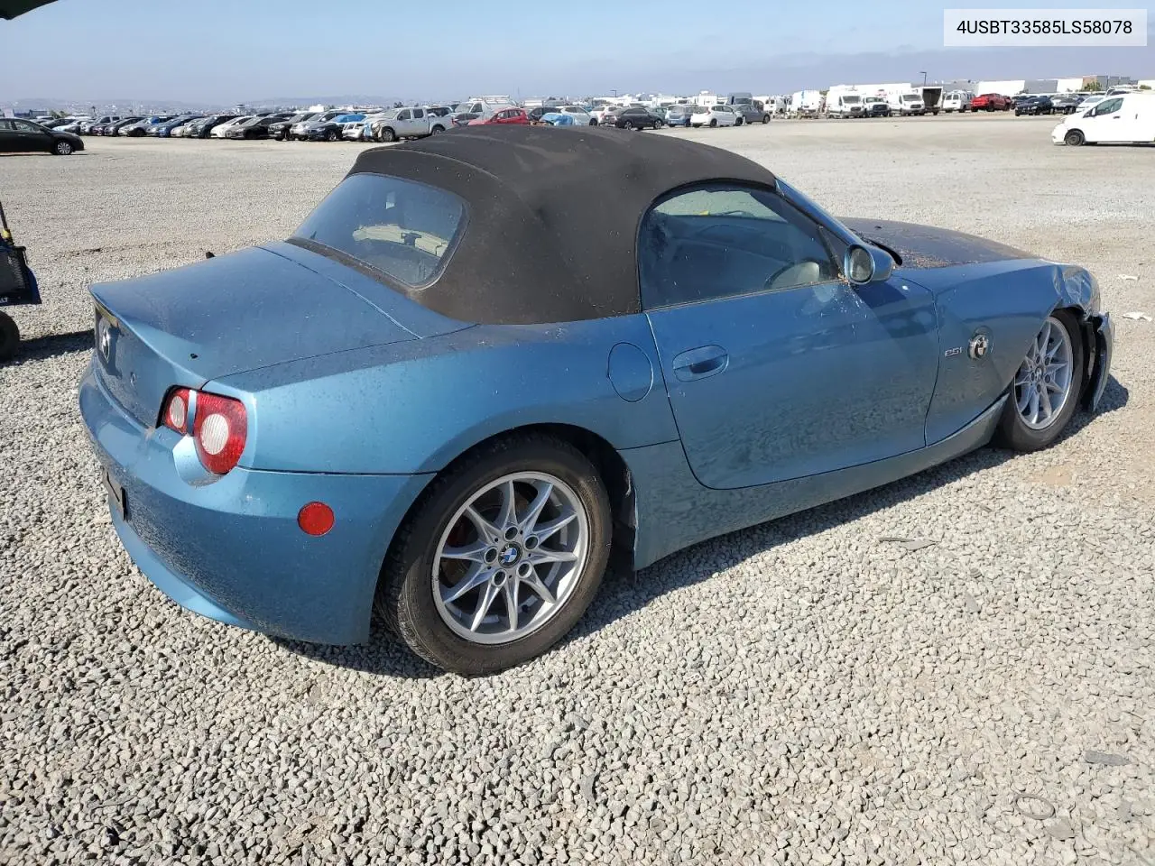 2005 BMW Z4 2.5 VIN: 4USBT33585LS58078 Lot: 63306705