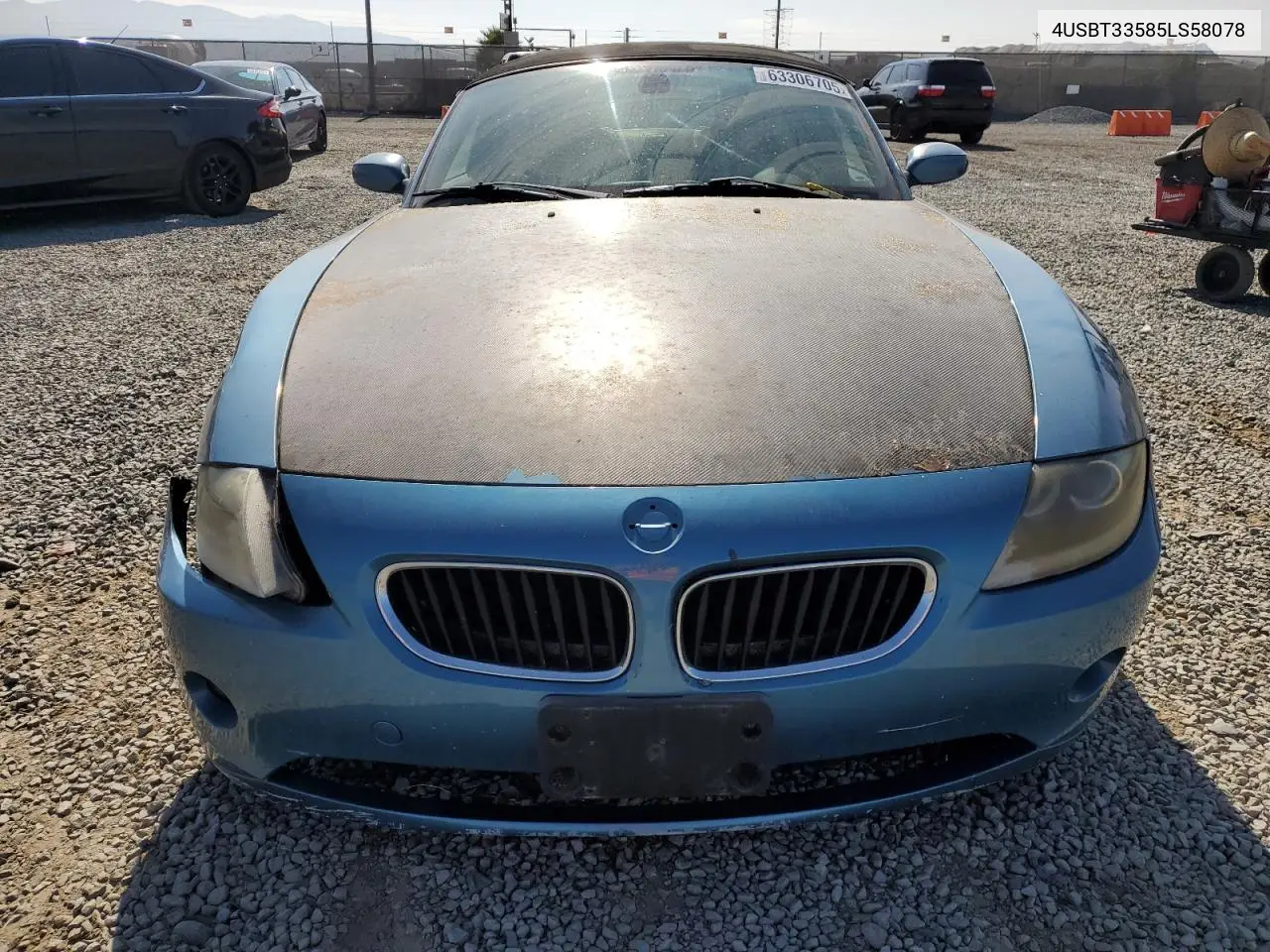 2005 BMW Z4 2.5 VIN: 4USBT33585LS58078 Lot: 63306705