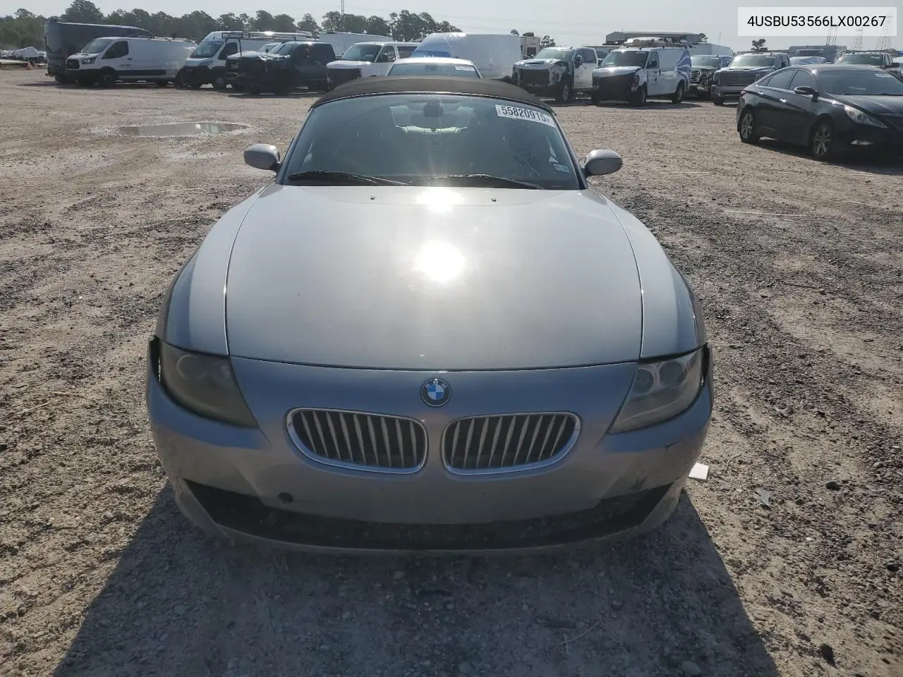 2006 BMW Z4 3.0Si VIN: 4USBU53566LX00267 Lot: 55820915