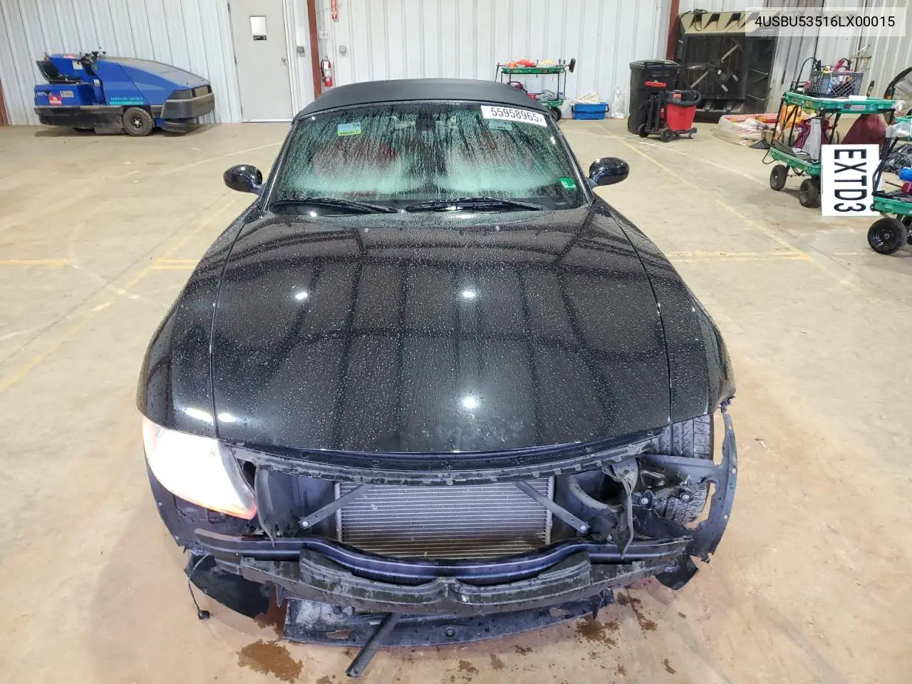 2006 BMW Z4 3.0Si VIN: 4USBU53516LX00015 Lot: 55958965