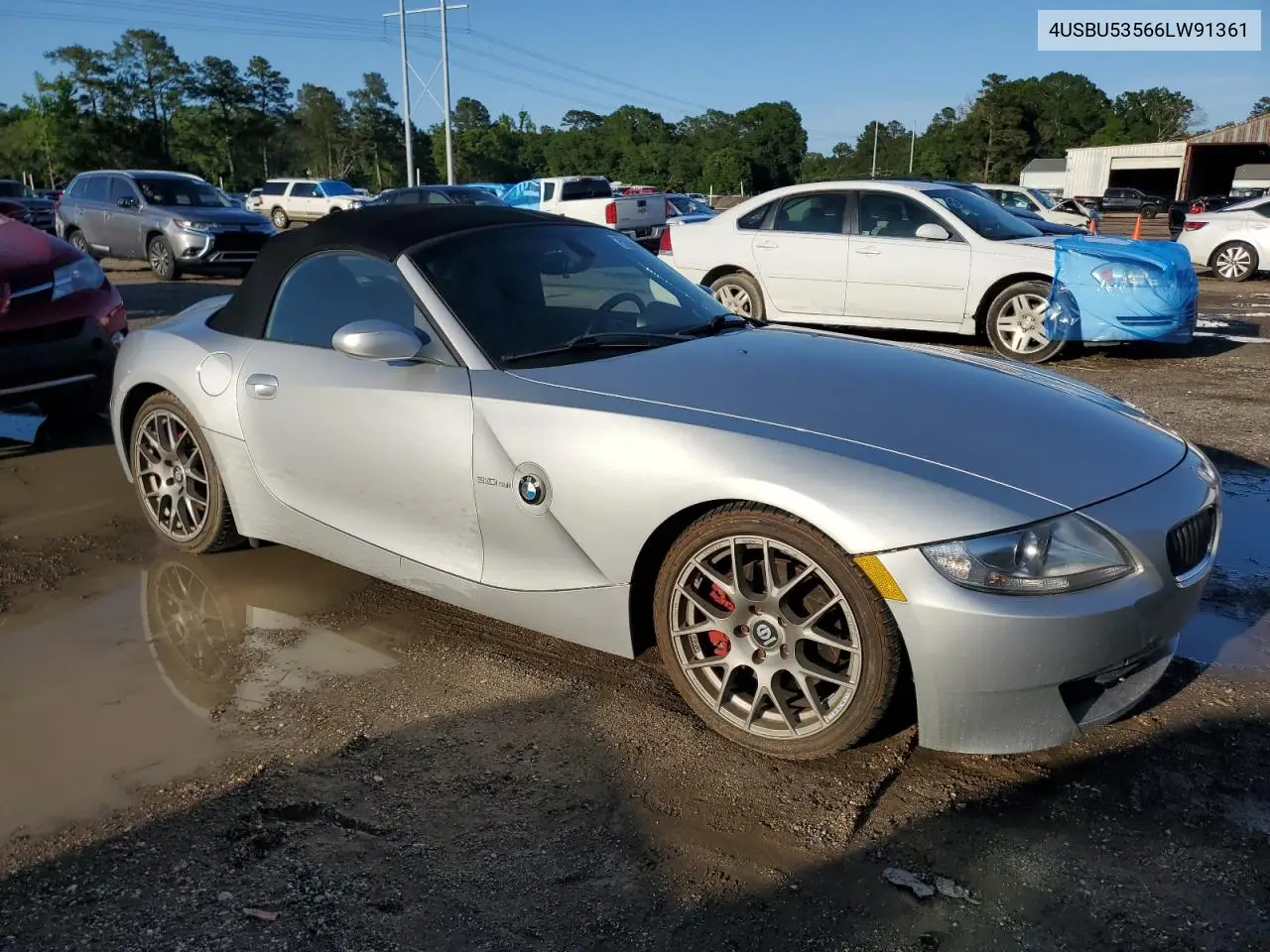 2006 BMW Z4 3.0Si VIN: 4USBU53566LW91361 Lot: 56066365