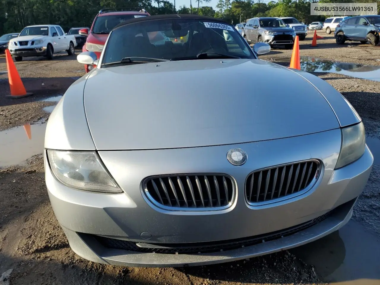 2006 BMW Z4 3.0Si VIN: 4USBU53566LW91361 Lot: 56066365