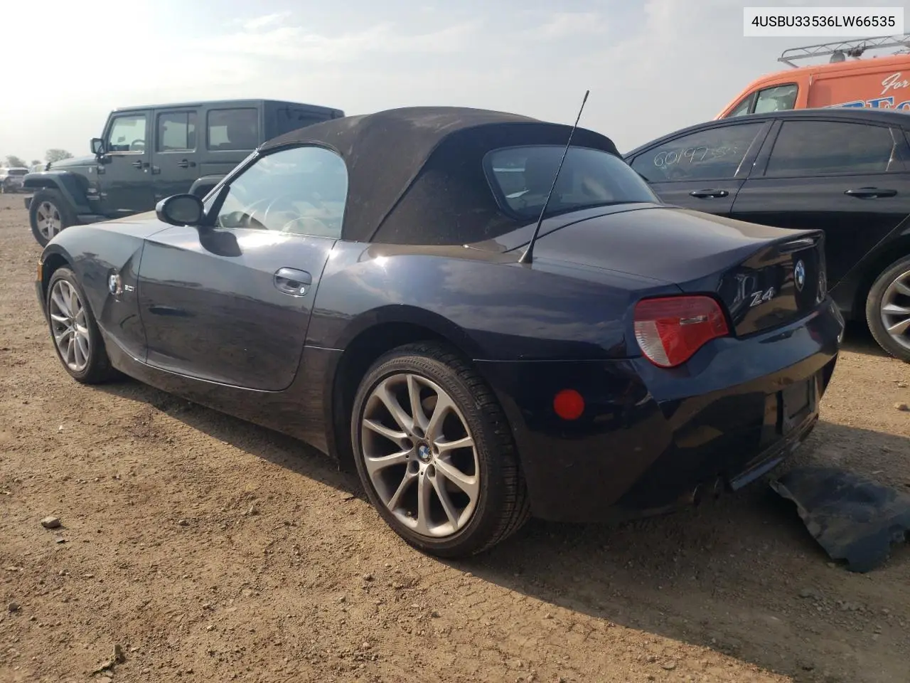 2006 BMW Z4 3.0 VIN: 4USBU33536LW66535 Lot: 60194975