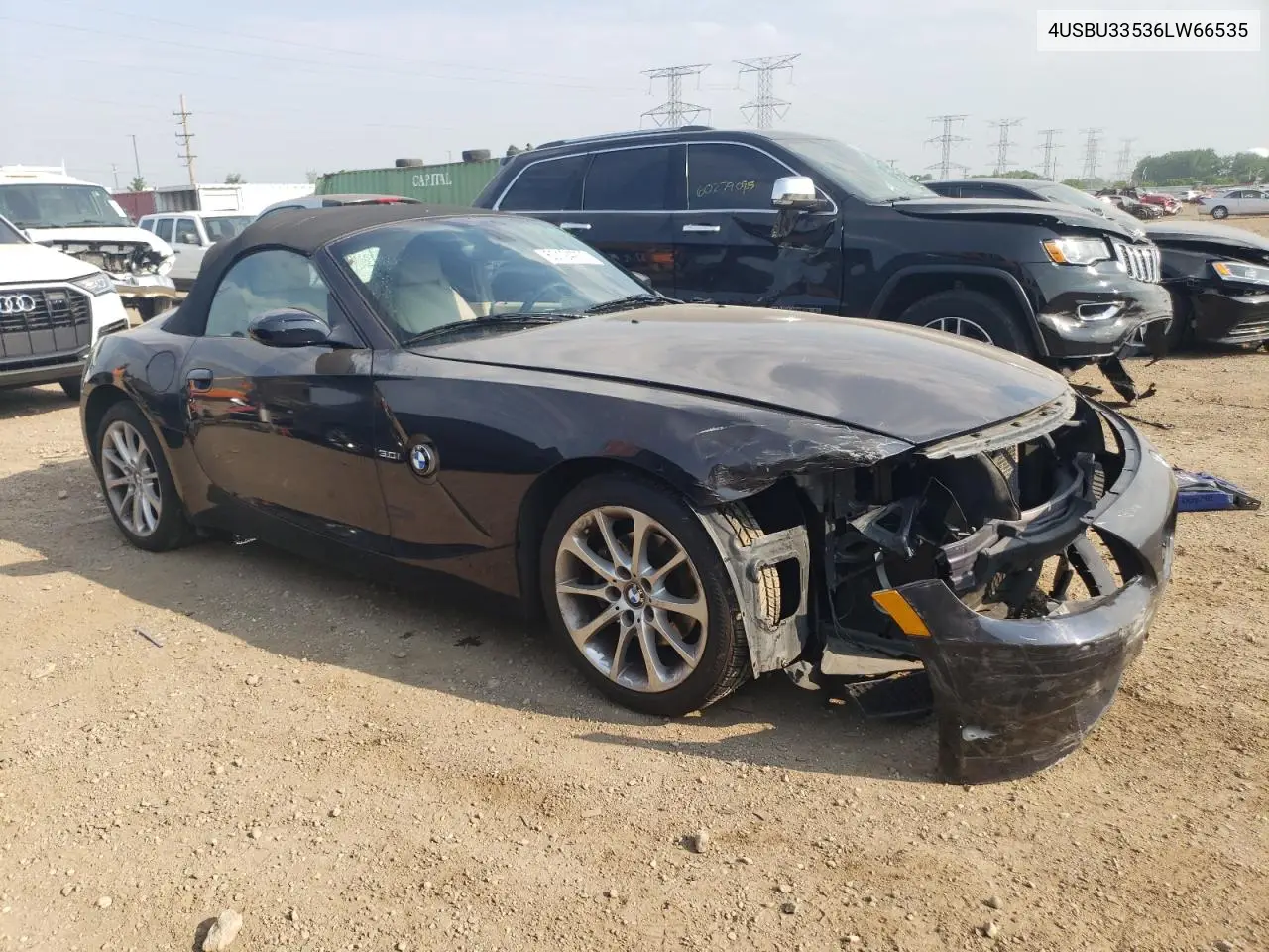 2006 BMW Z4 3.0 VIN: 4USBU33536LW66535 Lot: 60194975