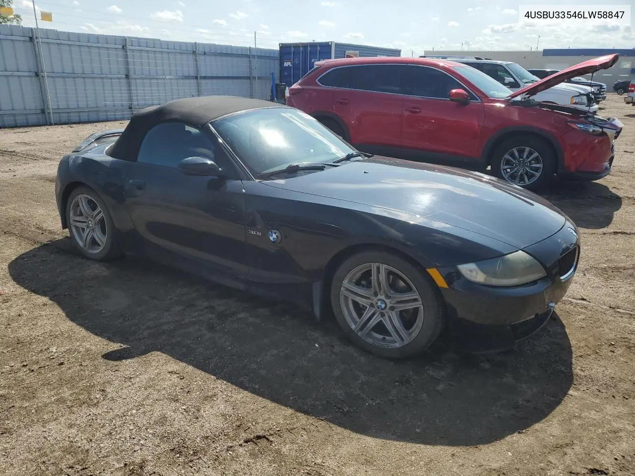 2006 BMW Z4 3.0 VIN: 4USBU33546LW58847 Lot: 60427135