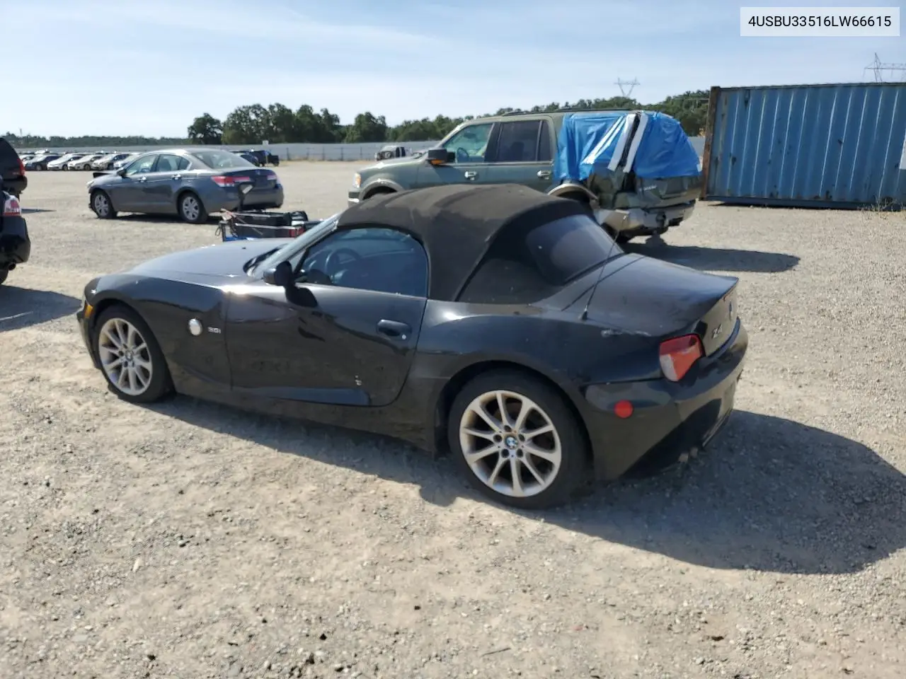2006 BMW Z4 3.0 VIN: 4USBU33516LW66615 Lot: 61217905