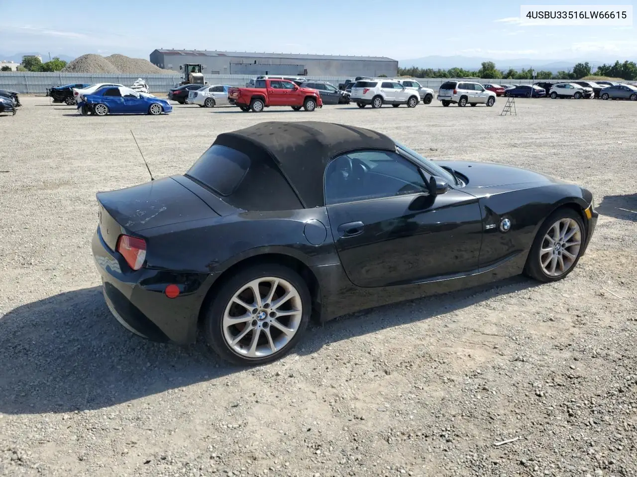2006 BMW Z4 3.0 VIN: 4USBU33516LW66615 Lot: 61217905