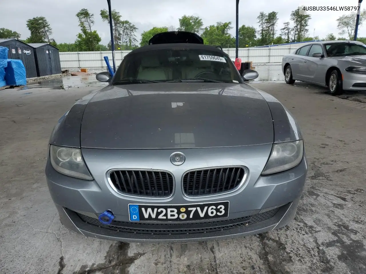 2006 BMW Z4 3.0 VIN: 4USBU33546LW58797 Lot: 61759645