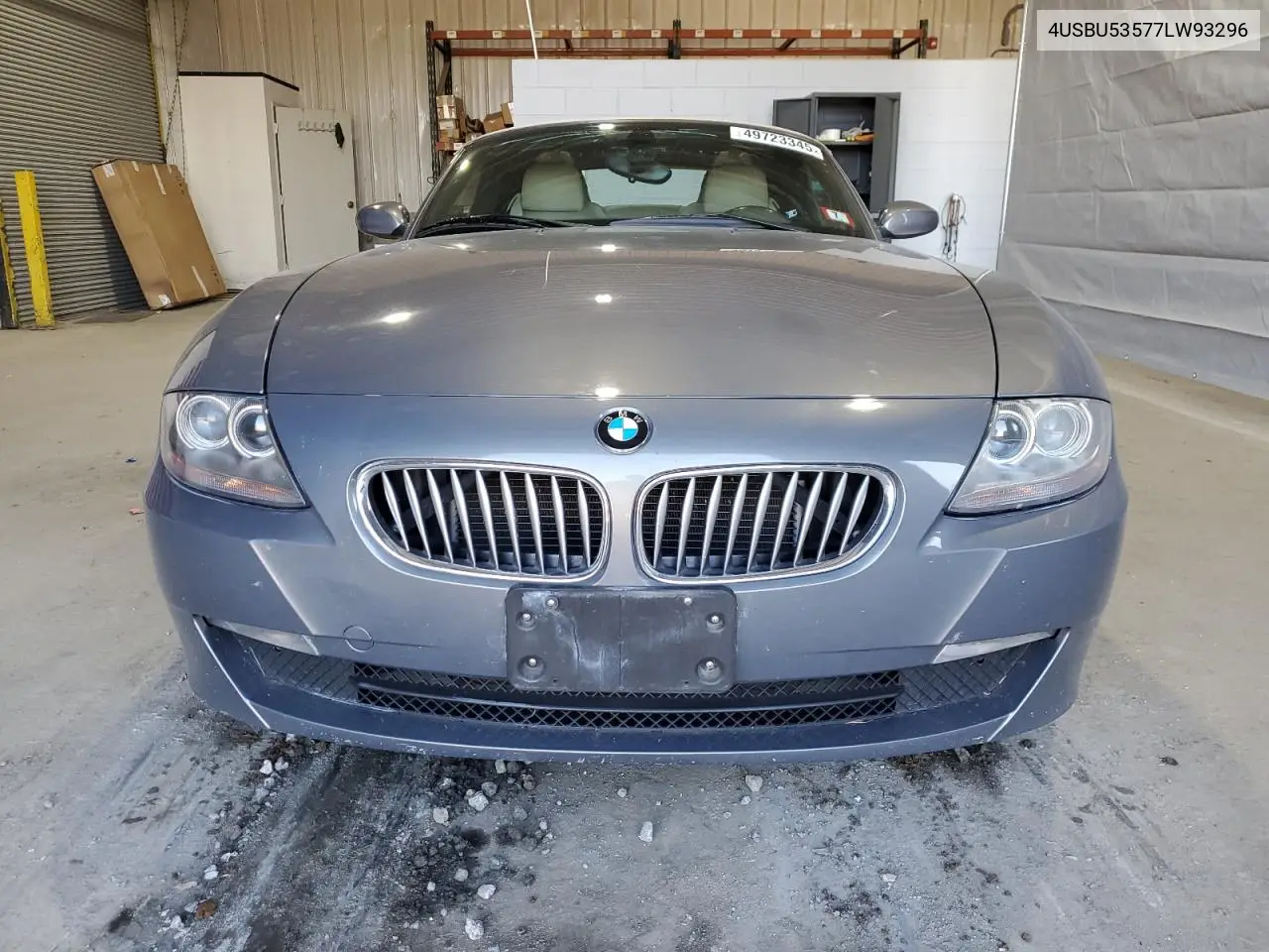 2007 BMW Z4 3.0Si VIN: 4USBU53577LW93296 Lot: 49723345