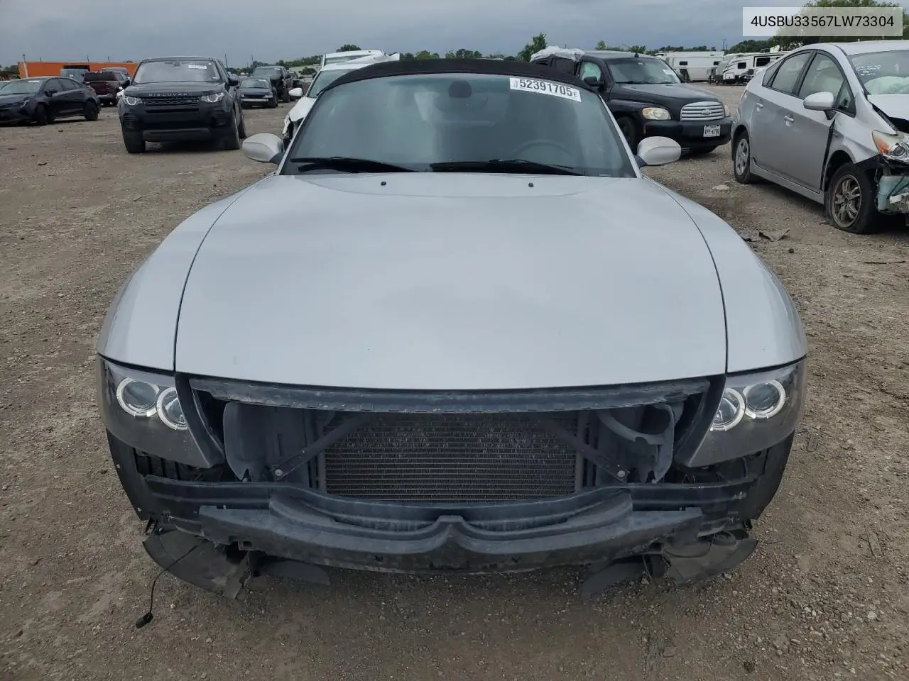 2007 BMW Z4 3.0 VIN: 4USBU33567LW73304 Lot: 52391705
