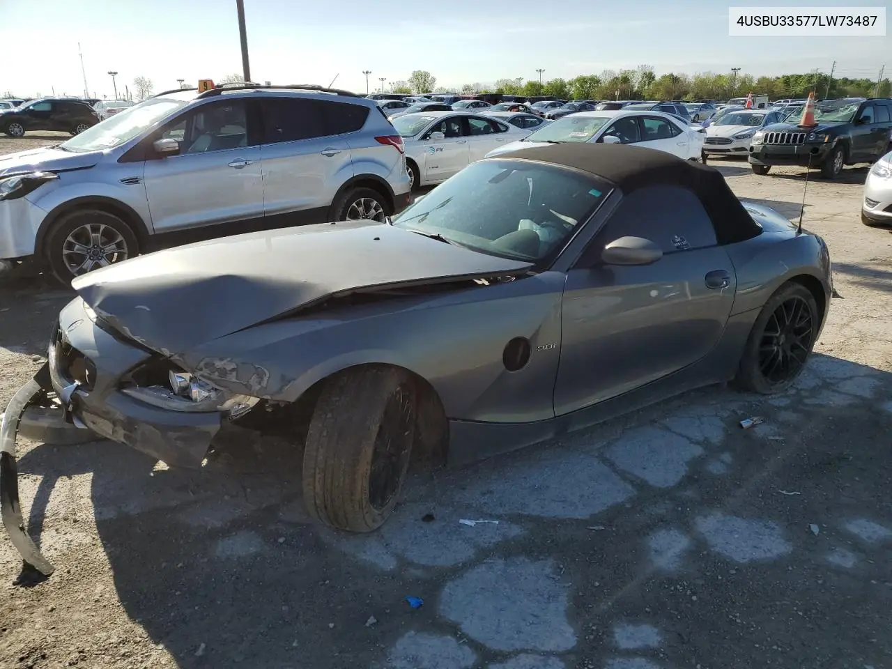 2007 BMW Z4 3.0 VIN: 4USBU33577LW73487 Lot: 54778025