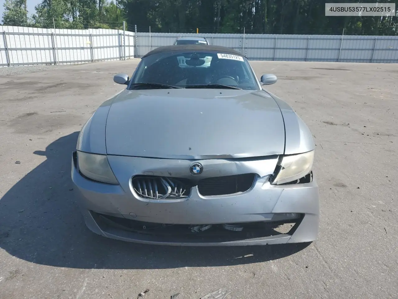 2007 BMW Z4 3.0Si VIN: 4USBU53577LX02515 Lot: 54835125
