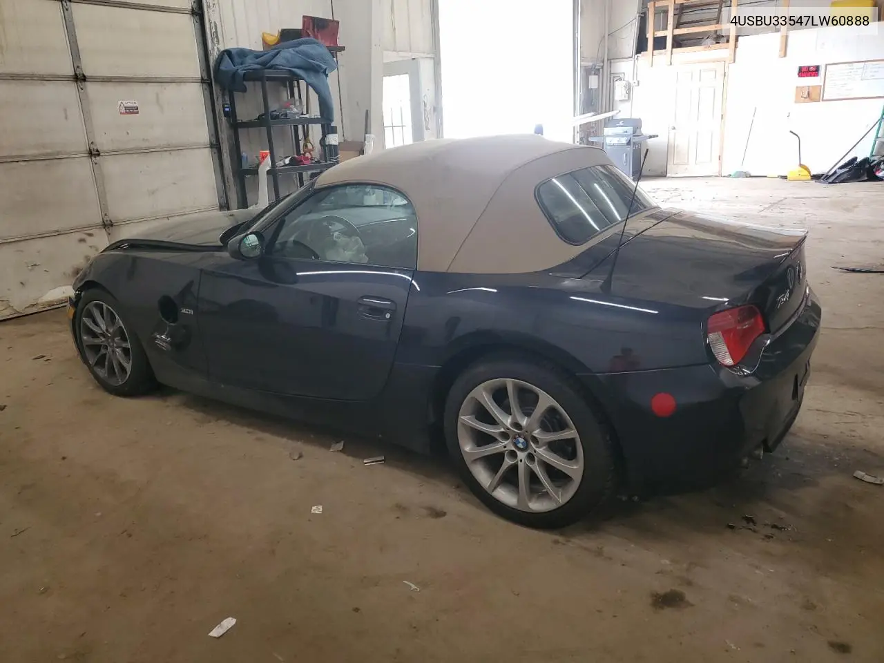 2007 BMW Z4 3.0 VIN: 4USBU33547LW60888 Lot: 56224765