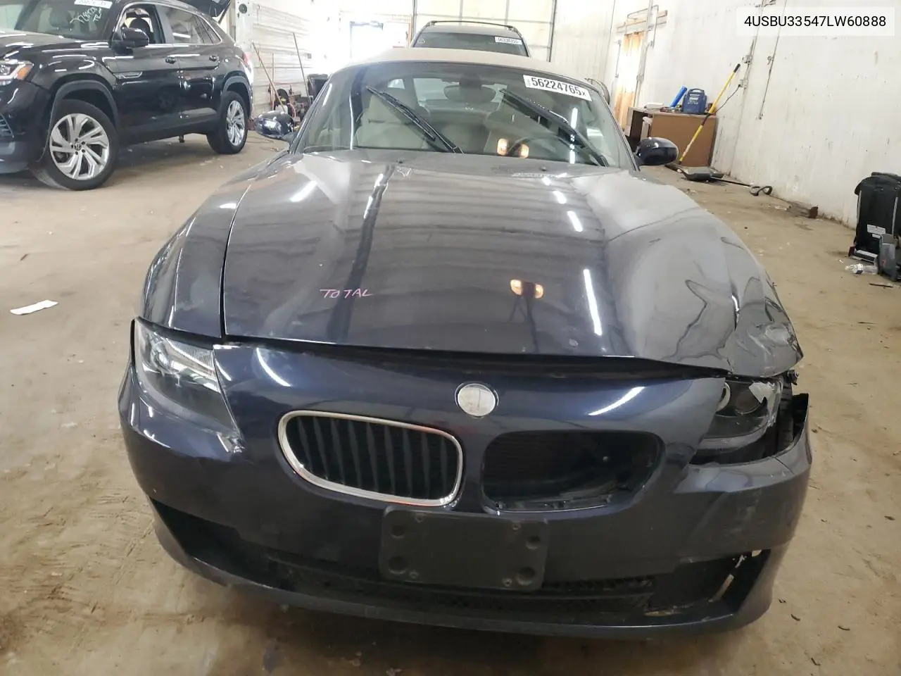 2007 BMW Z4 3.0 VIN: 4USBU33547LW60888 Lot: 56224765