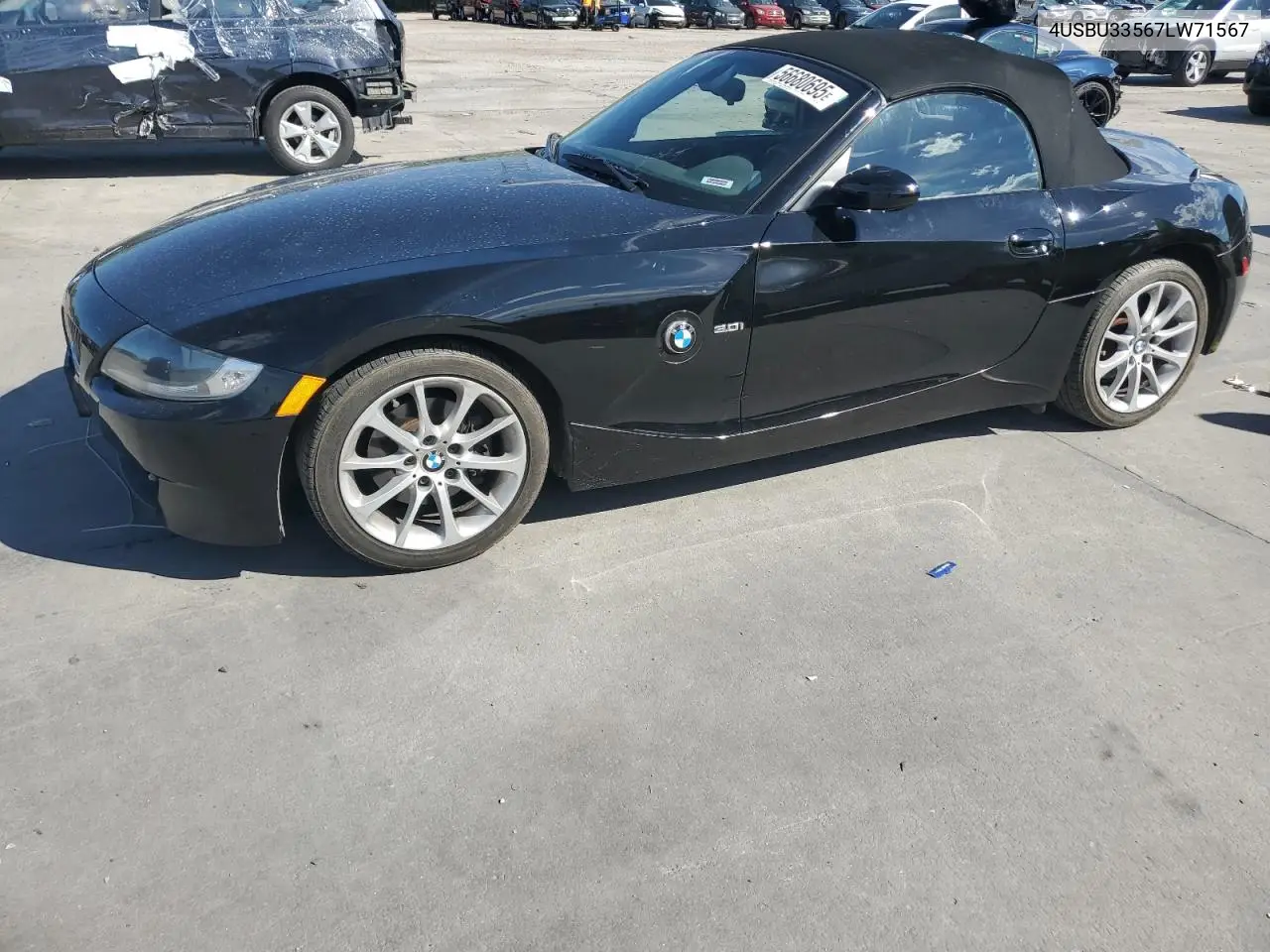 2007 BMW Z4 3.0 VIN: 4USBU33567LW71567 Lot: 56680695