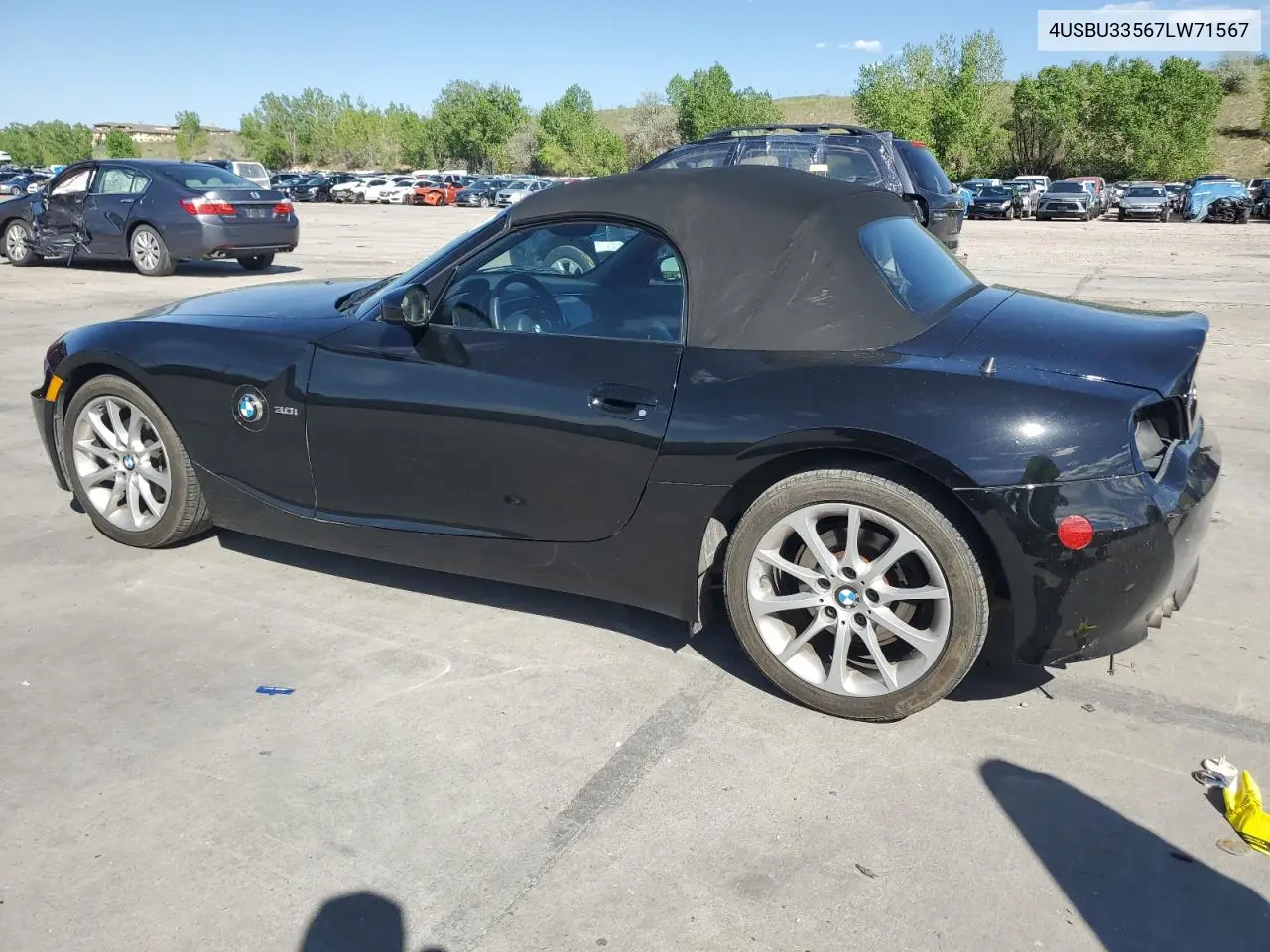 2007 BMW Z4 3.0 VIN: 4USBU33567LW71567 Lot: 56680695