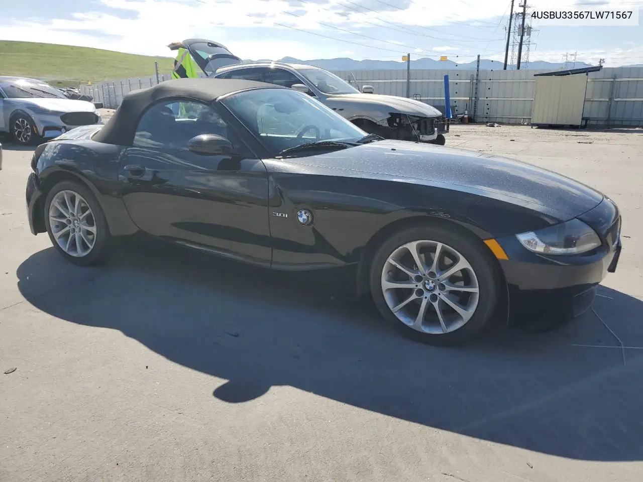 2007 BMW Z4 3.0 VIN: 4USBU33567LW71567 Lot: 56680695