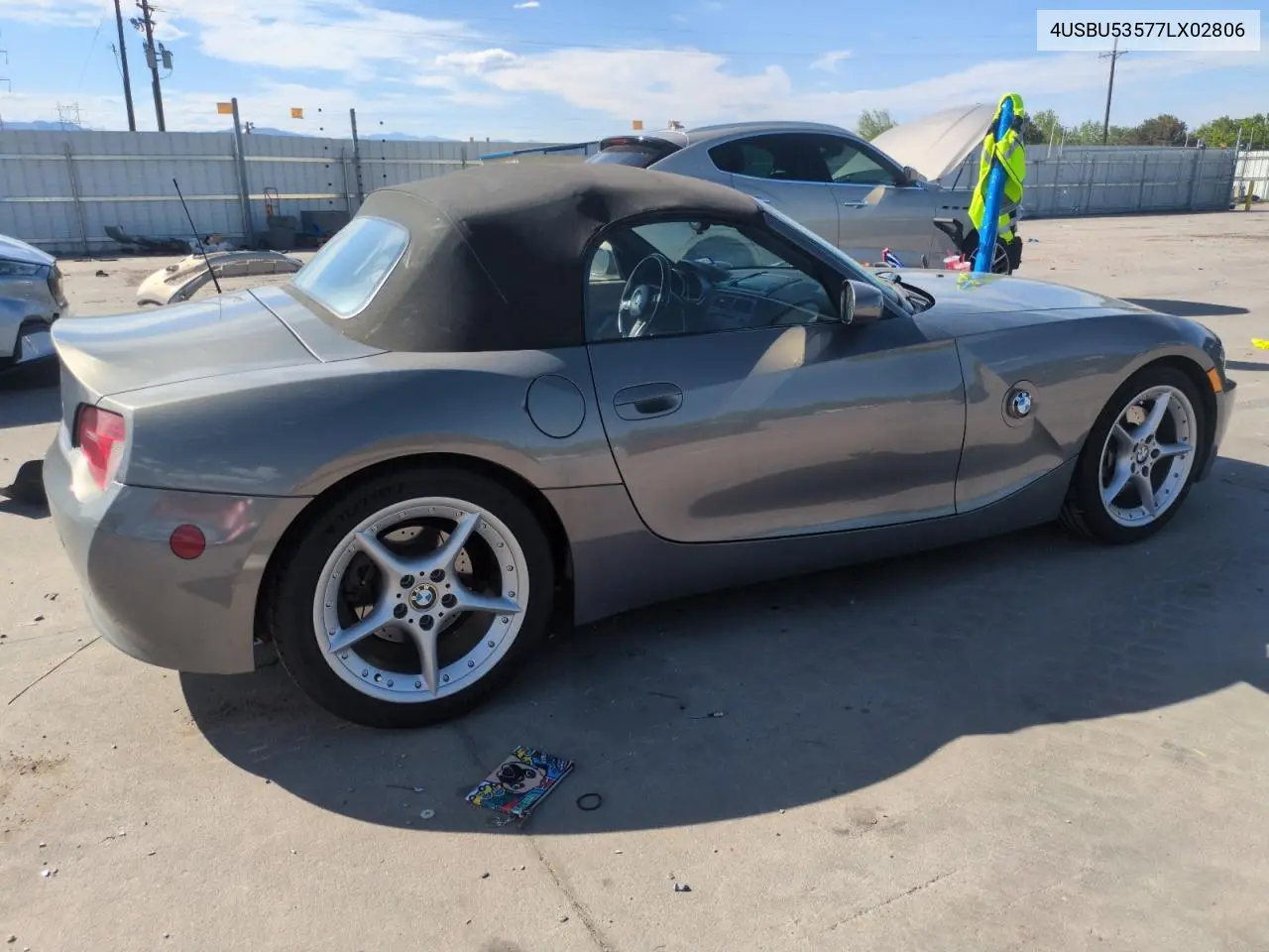 2007 BMW Z4 3.0Si VIN: 4USBU53577LX02806 Lot: 56728105