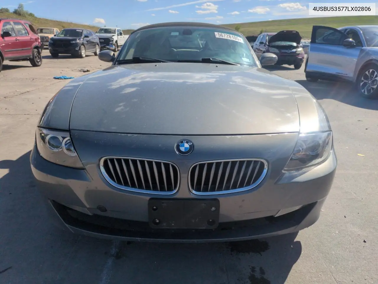 2007 BMW Z4 3.0Si VIN: 4USBU53577LX02806 Lot: 56728105
