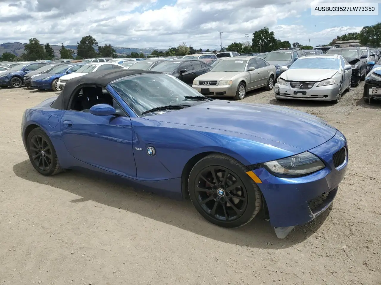 2007 BMW Z4 3.0 VIN: 4USBU33527LW73350 Lot: 56952275