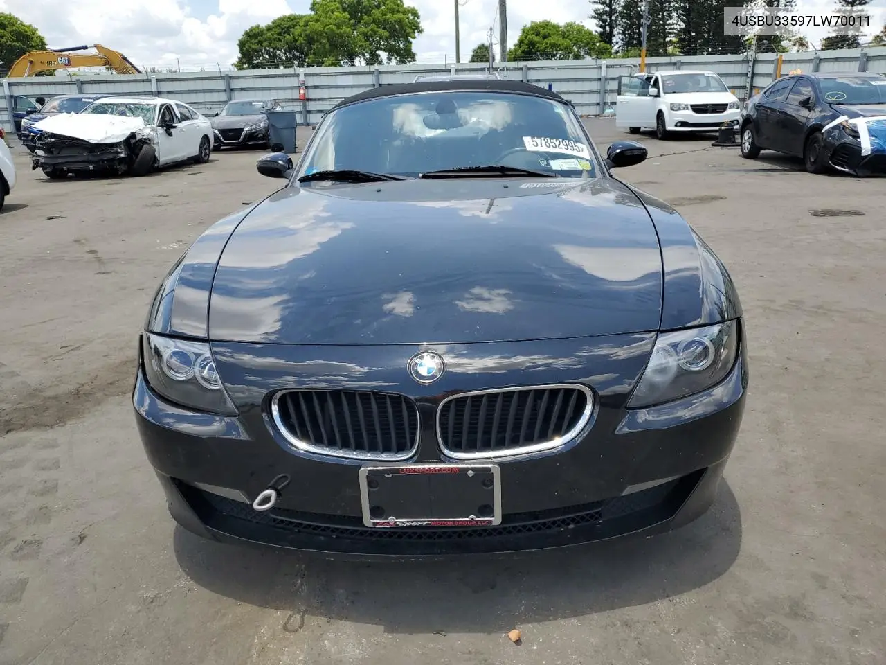 2007 BMW Z4 3.0 VIN: 4USBU33597LW70011 Lot: 57852995