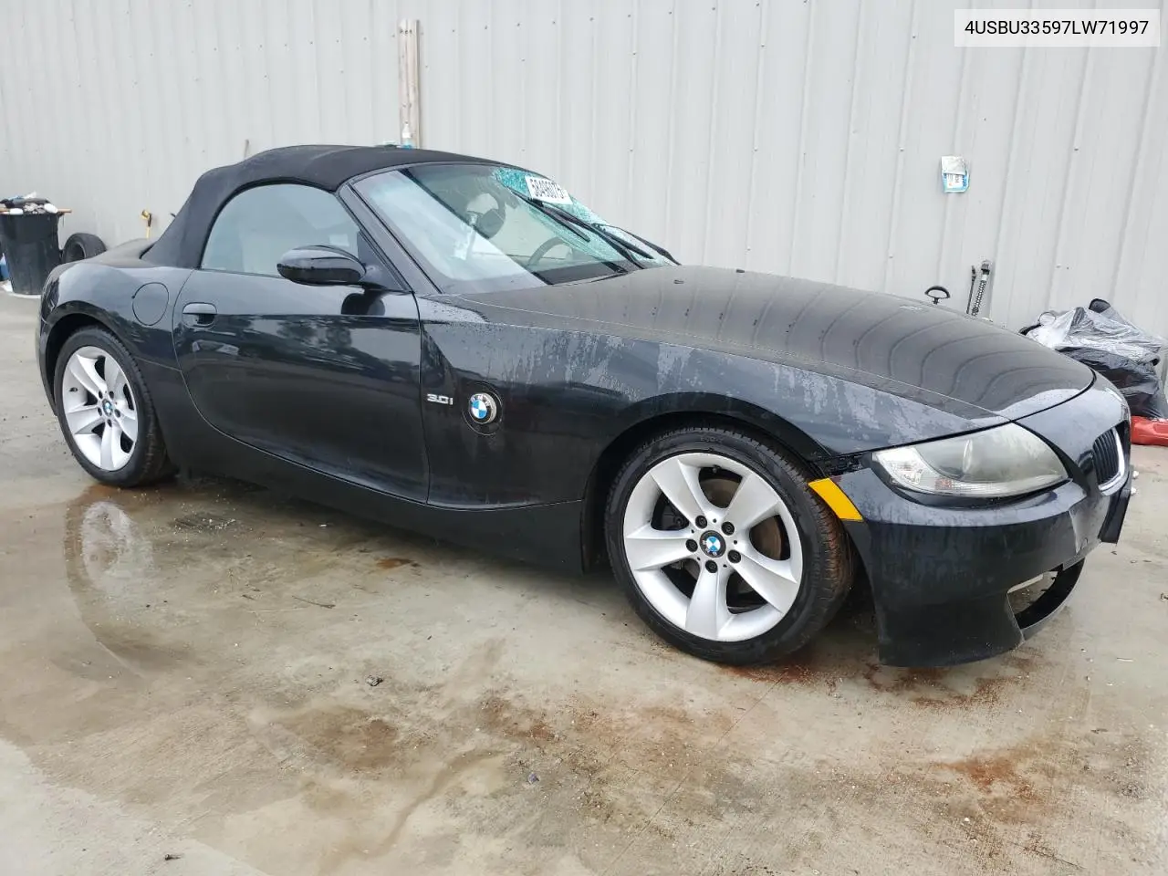 2007 BMW Z4 3.0 VIN: 4USBU33597LW71997 Lot: 58496075