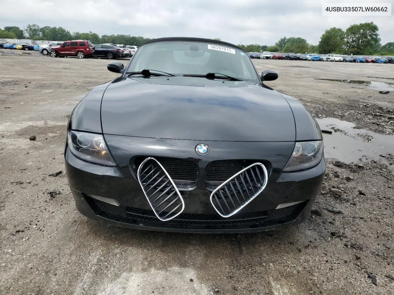 2007 BMW Z4 3.0 VIN: 4USBU33507LW60662 Lot: 58597015