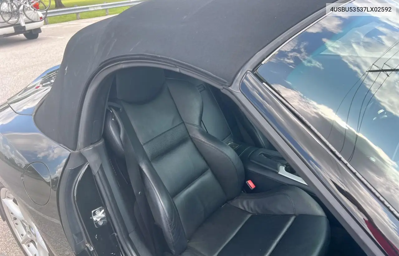 2007 BMW Z4 3.0Si VIN: 4USBU53537LX02592 Lot: 59142685