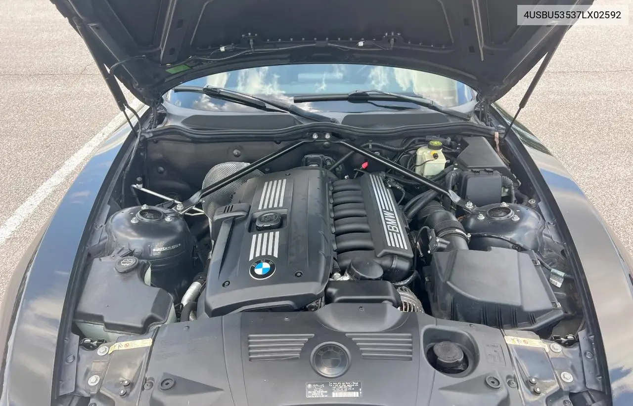 2007 BMW Z4 3.0Si VIN: 4USBU53537LX02592 Lot: 59142685