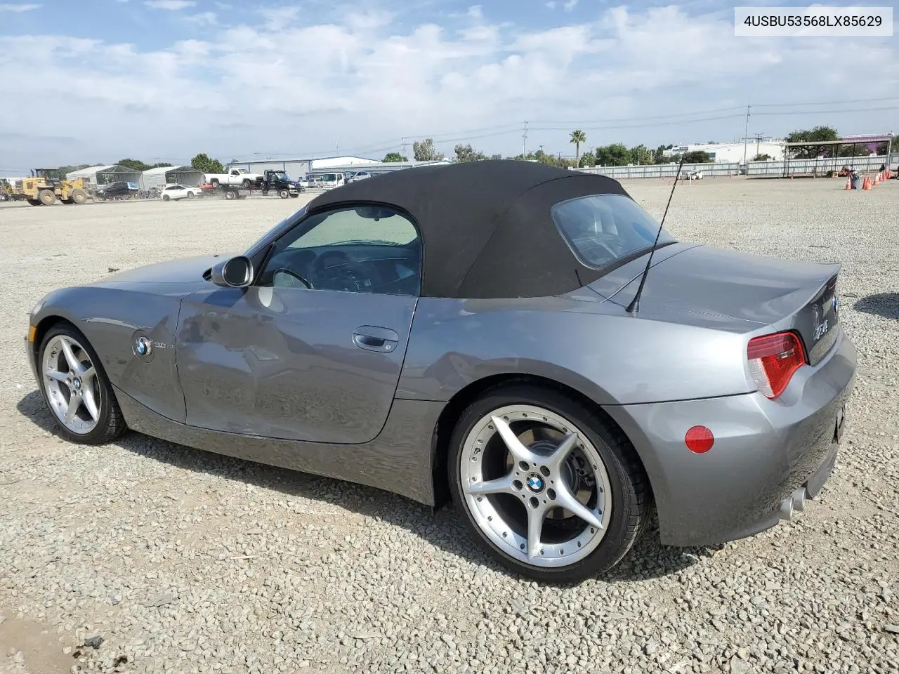 2008 BMW Z4 3.0Si VIN: 4USBU53568LX85629 Lot: 50333705