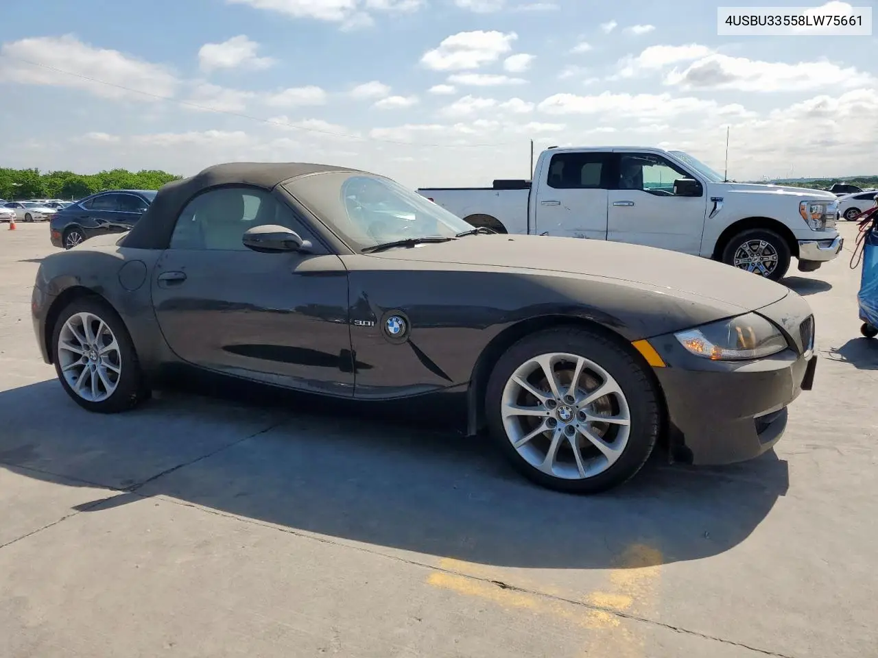 2008 BMW Z4 3.0 VIN: 4USBU33558LW75661 Lot: 55009155