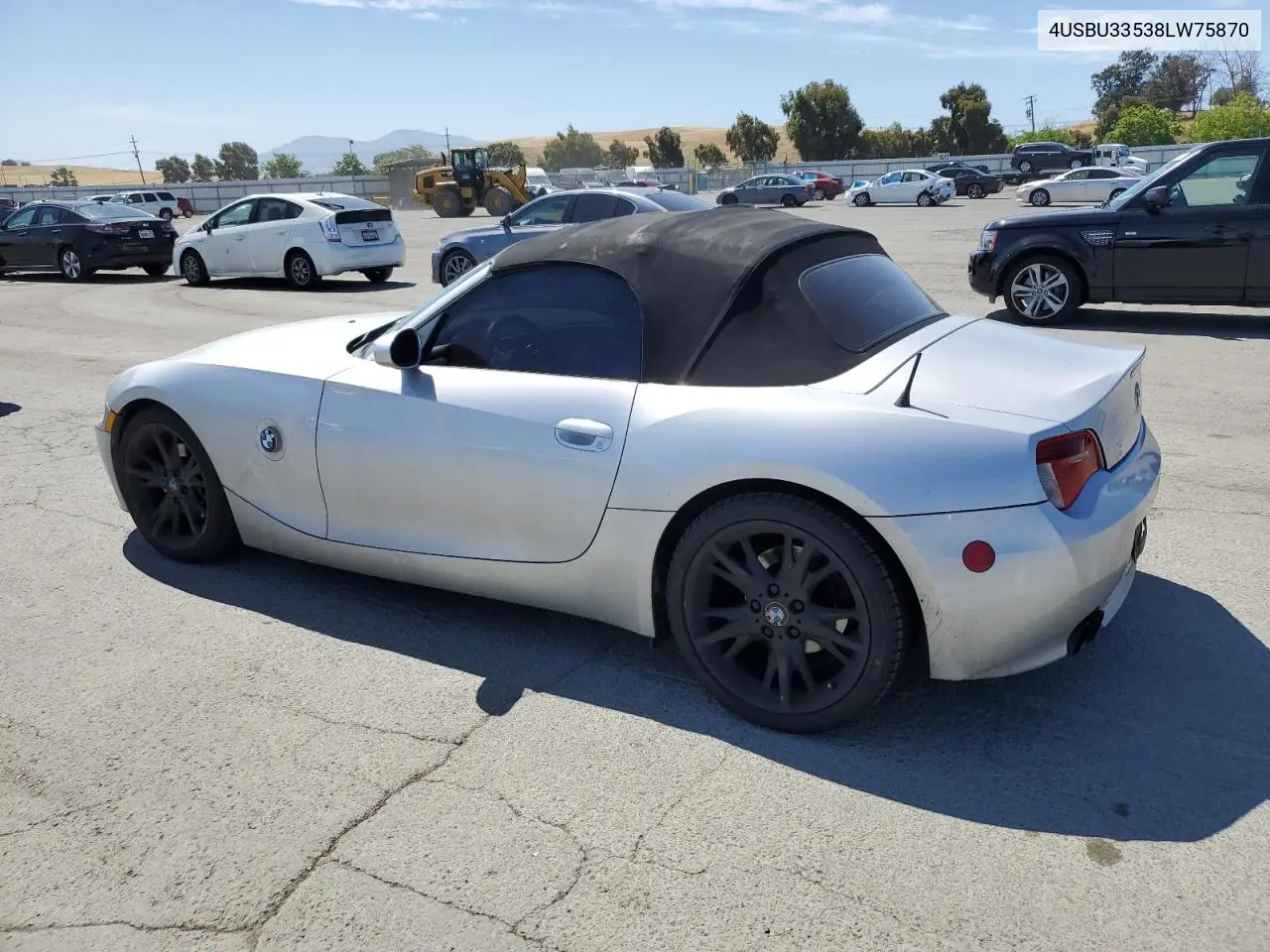 2008 BMW Z4 3.0 VIN: 4USBU33538LW75870 Lot: 58054445