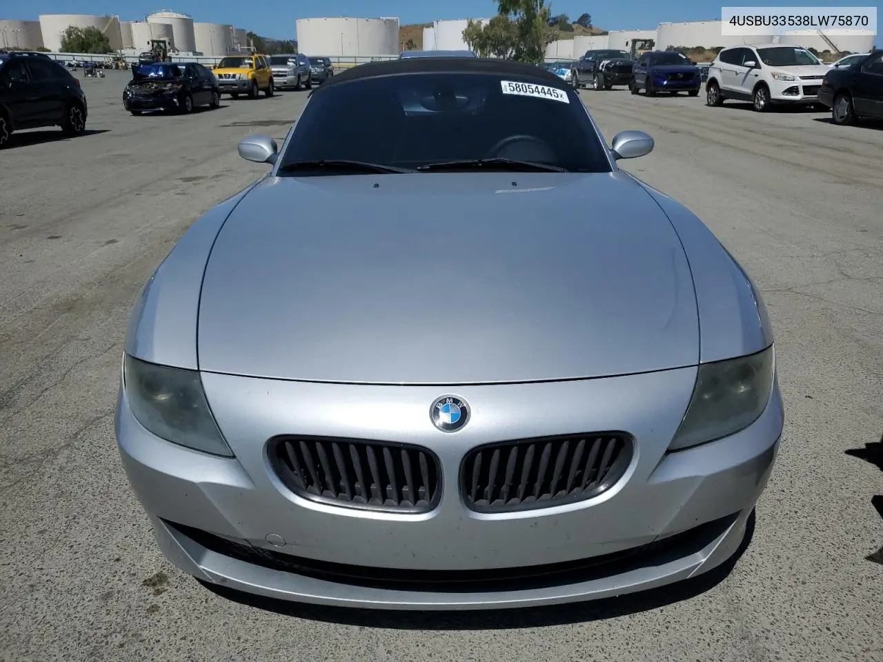 2008 BMW Z4 3.0 VIN: 4USBU33538LW75870 Lot: 58054445